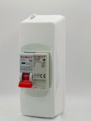 E.NEXT e.plbox.stand.02 - Skrzynka rozdzielnica plastikowa dwumodułowa 2MOD IP40