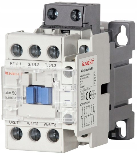 Stycznik 50A 220V 3P NO+NC