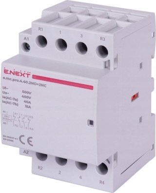 Stycznik modułowy PRO 4P 40A 2NO+2NC 230V