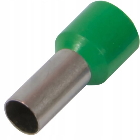 Tulejka izolowana 16mm2 100 szt zielona