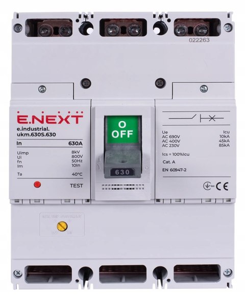 E.NEXT e.industrial.ukm.630S.630 - Wyłącznik rozłącznik MOCY kompaktowy 630A DPX