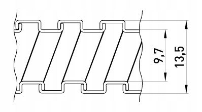 E.NEXT e.met.sleeve.stand.sldx.10 - Wąż stalowy ocynkowany średnica 10mm (rolka 100m)