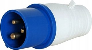 Wtyczka przemysłowa 230V 3P 16A 2P+PE