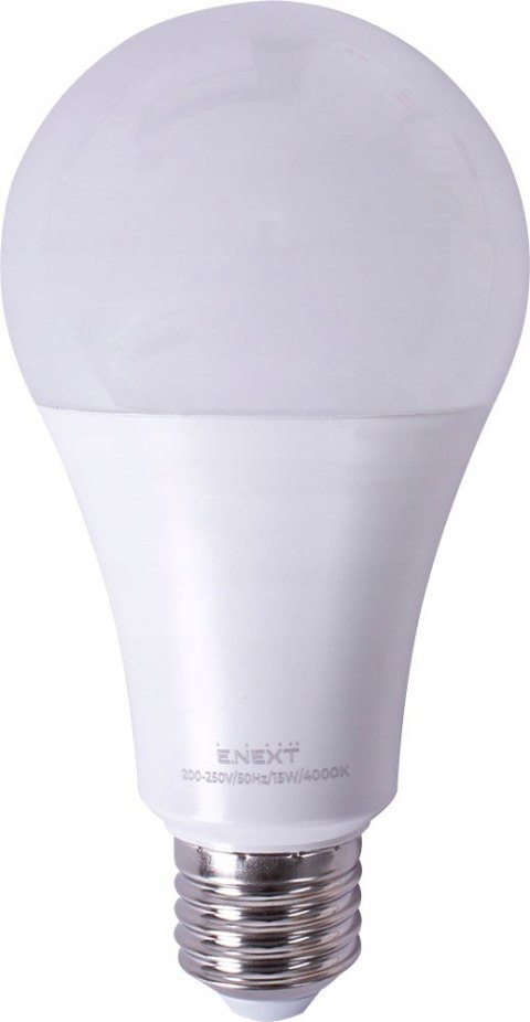 E.NEXT e.lampa.LED.A70.E27.15.4000 - Żarówka LED E27 A70 E27 15W, 4000K