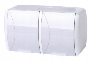 Gniazdo podwójne IP54