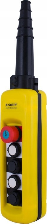 E.NEXT e.cs.stand.xac.a.4913k - Kaseta sterownicza 4 przyciski + STOP z kluczem dwubiegowa 8NO+5NC