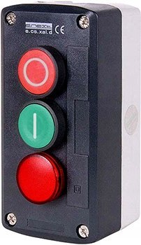 E.NEXT e.cs.stand.xal.d.363.m - Kaseta sterownicza ON+OFF z lampką sygnalizacyjną