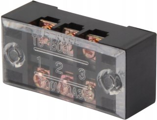 Listwa zaciskowa 60A 3 bieguny