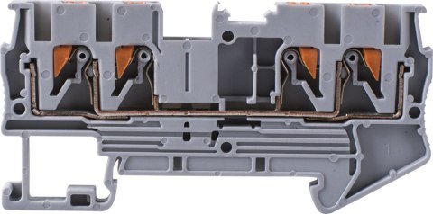 Listwa zaciskowa na szynę DIN 2,5mm2 4 styki
