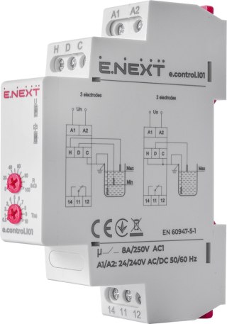 E.NEXT e.control.l01 - Przekaźnik kontroli poziomu cieczy