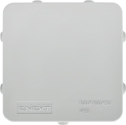 E.NEXT e.db.pro.100.100.50u - Puszka montażowa 100x100x50 IP55
