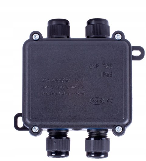 E.NEXT e.wdb.cnp723.4t - Puszka przyłączeniowa/łączeniowa z listą zaciskową 103x96x42 IP68