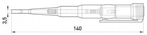 Tester wskaźnikowy 140x3
