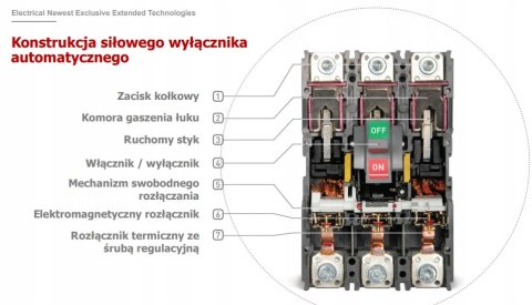Wyłącznik rozłącznik MOCY kompaktowy 250A DPX