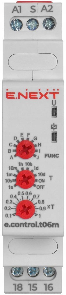 E.NEXT e.control.t06m - Wielofunkcyjny przekaźnik czasowy