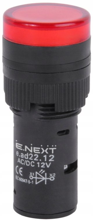 E.NEXT e.ad22.230.white - Wskaźnik LED ?22mm 230V AC biały