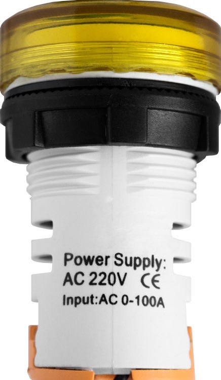 E.NEXT e.ad22.am - Wskaźnik prądu LED 22mm, 5-100A