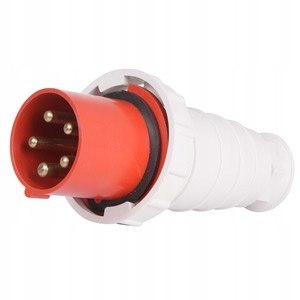 Wtyczka przemysłowa 380V 5p 63A IP67