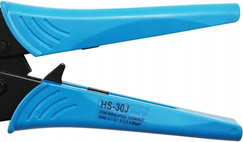 Zaciskarka praska do końcówek izolowanych 0,5-6 mm2 mechanizm zapadkowy