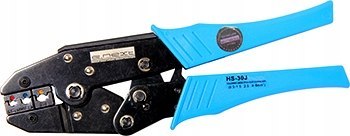 Zaciskarka praska do końcówek izolowanych 0,5-6 mm2 mechanizm zapadkowy
