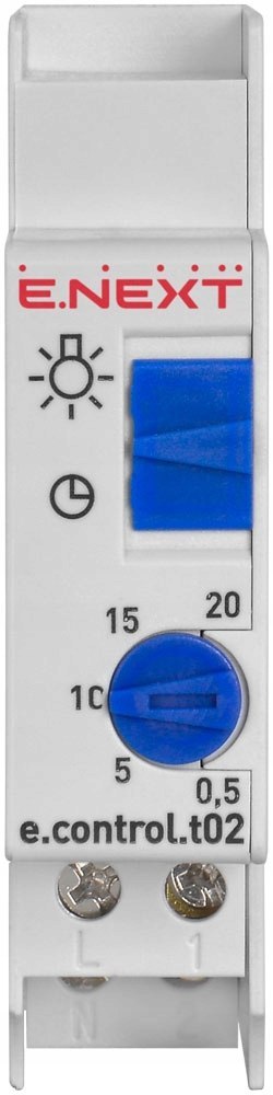 E.NEXT e.control.t02 - Elektroniczny przekaźnik czasowy oświetlenia
