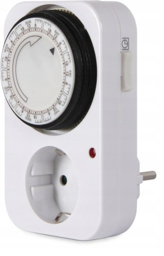 Gniazdo elektromechaniczne czasowe 230V 16A