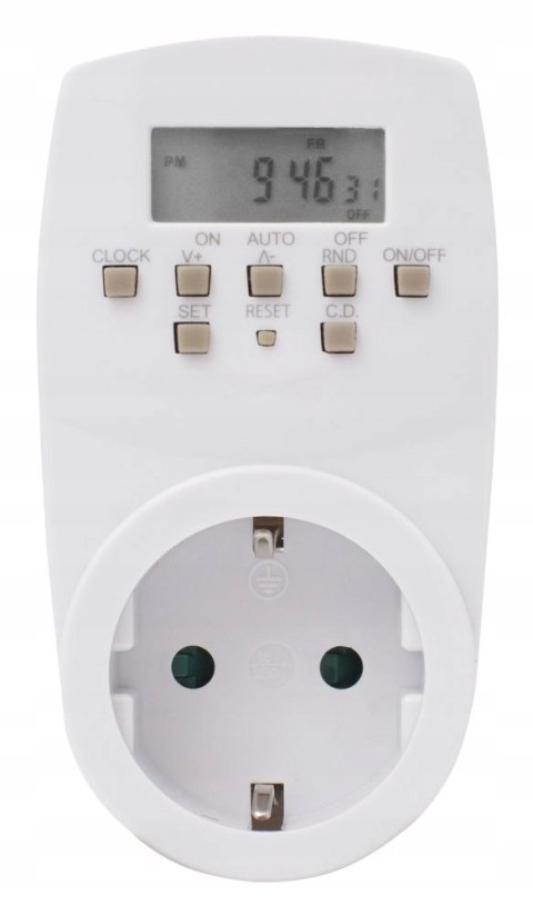 E.NEXT e.control.t13 - Gniazdo elektroniczne czasowe 230V 8A