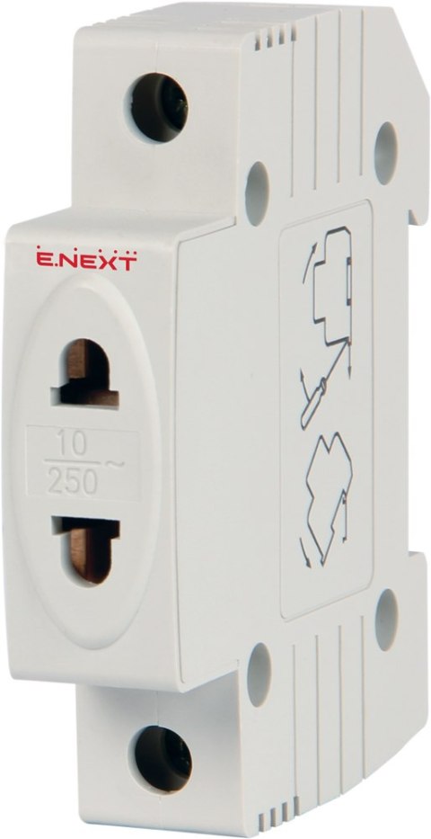 E.NEXT e.socket.stand.din - Gniazdo modułowe na szynę DIN 230V 10A