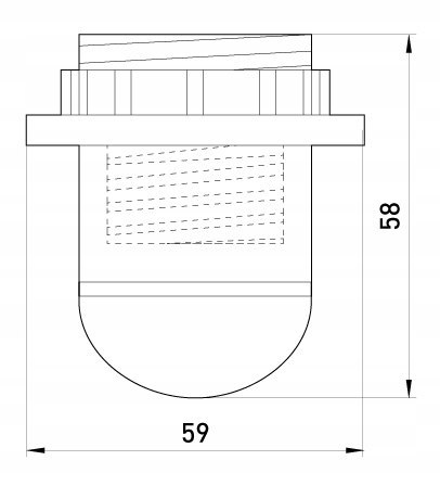 Oprawka plastikowa czarna z pierścieniem E27