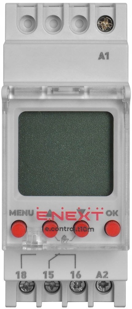 E.NEXT e.control.t10m - Przekaźnik astronomiczny jednokanałowy t10m