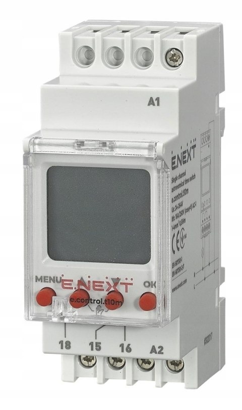 E.NEXT e.control.t10m - Przekaźnik astronomiczny jednokanałowy t10m