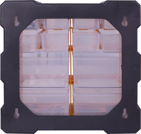 Plastikowy organizer ścienny 12-segmentowy 267x157x262mm