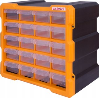 Plastikowy organizer ścienny 20-sekcyjny 267x157x262mm