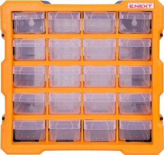 Plastikowy organizer ścienny 20-sekcyjny 267x157x262mm