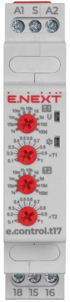 E.NEXT e.control.t17 - Przekaźnik czasowy powtarzania cyklu asymetryczny