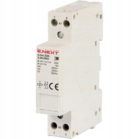 Stycznik modułowy 2P 25A 2NO 220V