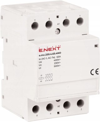 Stycznik modułowy 4P 63A 4NO 220V