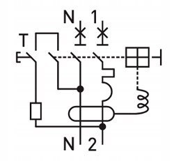 Wyłącznik różnicowo-nadprądowy 25A C25 30mA 1P+N