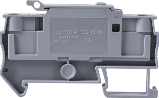 Gniazdo DIN 4mm2 HESI pod bezpiecznik 5x20