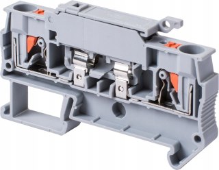 Gniazdo DIN 4mm2 HESI pod bezpiecznik 5x20