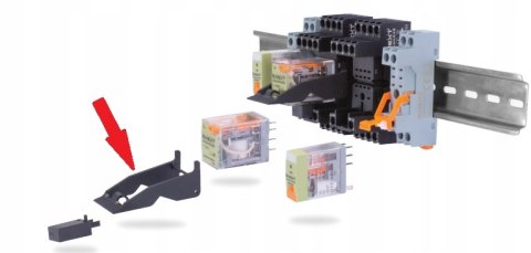 Klips (zatrzask) e.relay.pro.clip do gniazd 10A 2p i 5A 4p