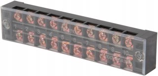 Listwa zaciskowa osłonięta e.tc.protect.25.10 25A 10-biegunów 400V 1 sztuka
