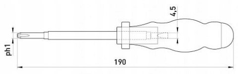 Próbnik napięcia AC100-500V