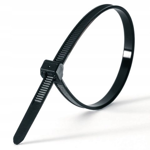 E.NEXT e.ct.stand.280.4.black - Opaska zaciskowa, czarna 4mm x 280mm (100szt.)