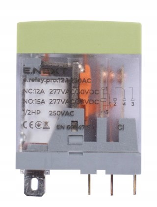 Przekaźnik pośredni e.relay.pro 12A 1 grupa 1p cewka 230V AC