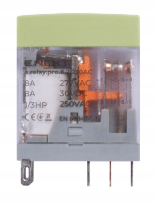 E.NEXT e.relay.pro.8.2.230AC - Przekaźnik pośredni e.relay.pro 8A 2 grupy 2p cewka 230V AC