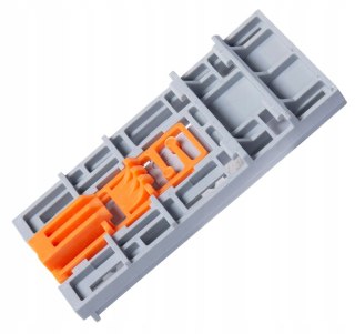 Uchwyt adapter na szynę DIN pionowy do bloków