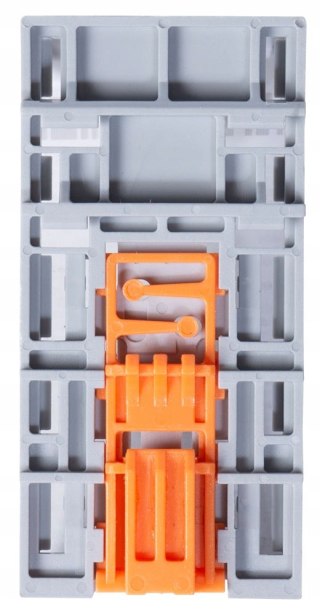 Uchwyt adapter na szynę DIN pionowy do bloków