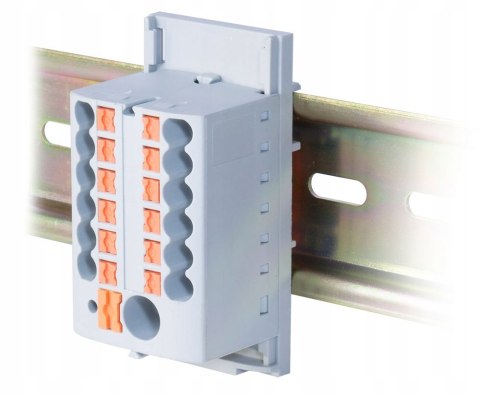 E.NEXT e.tc.spring.ah - Uchwyt adapter na szynę DIN pionowy do bloków