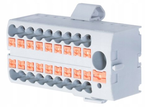 Uchwyt adapter na szynę DIN poziomy do bloków